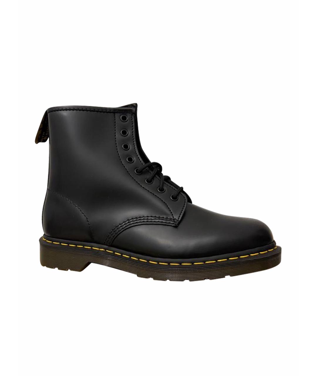 DR. MARTENS Черные кожаные высокие ботинки, фото 1
