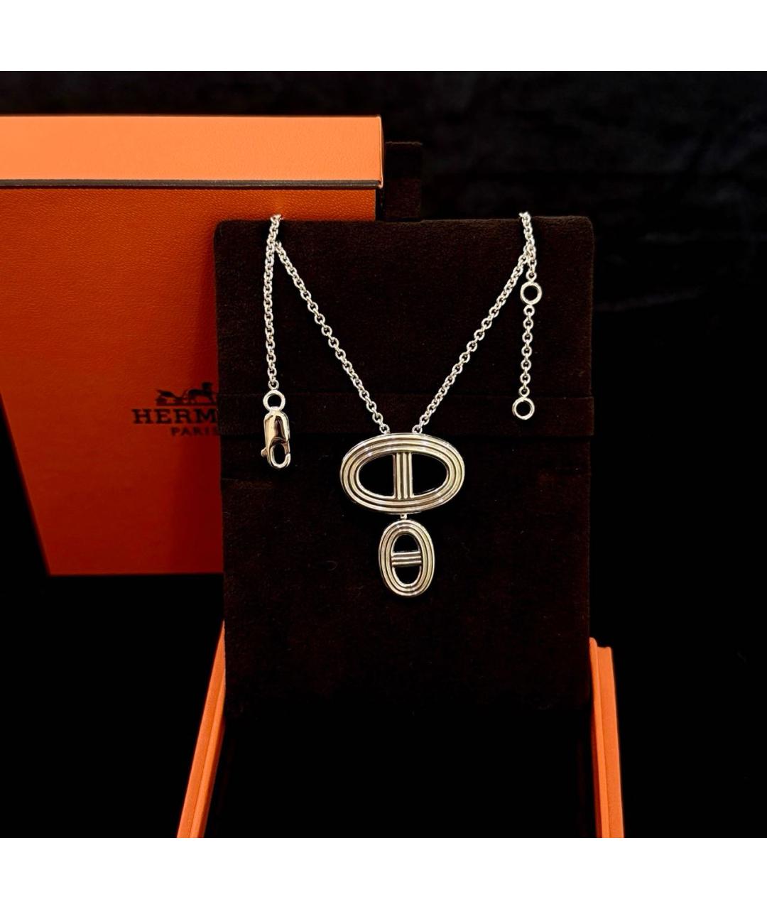 HERMES Серебряная подвеска, фото 3