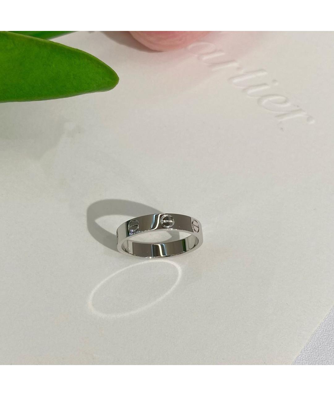 CARTIER Серебряное кольцо из белого золота, фото 4