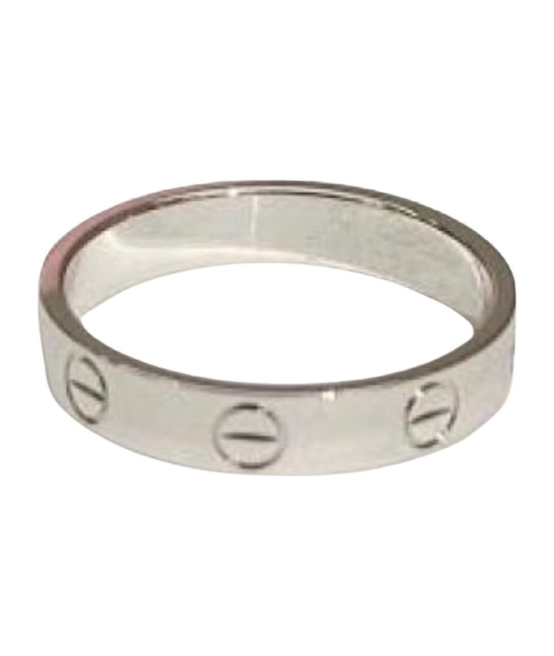 CARTIER Серебряное кольцо из белого золота, фото 1