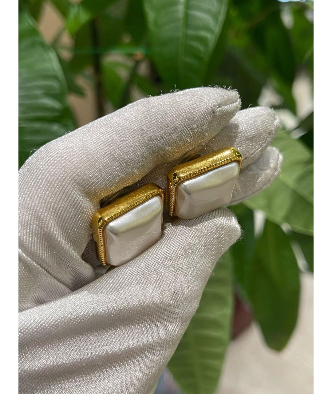 CHANEL Золотые серьги, фото 3