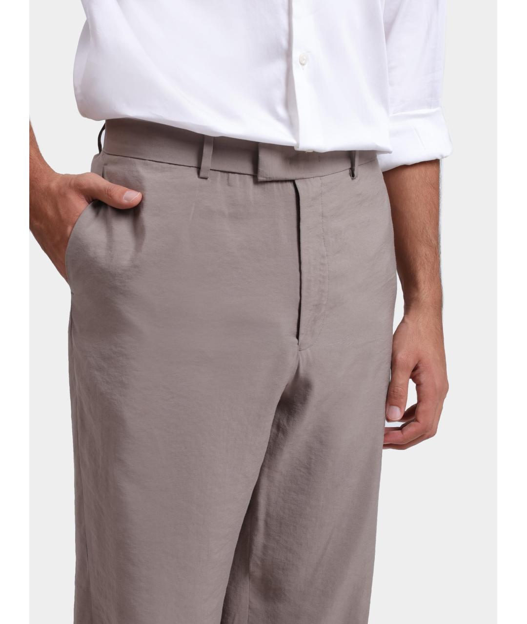 EMPORIO ARMANI Бежевые повседневные брюки, фото 4