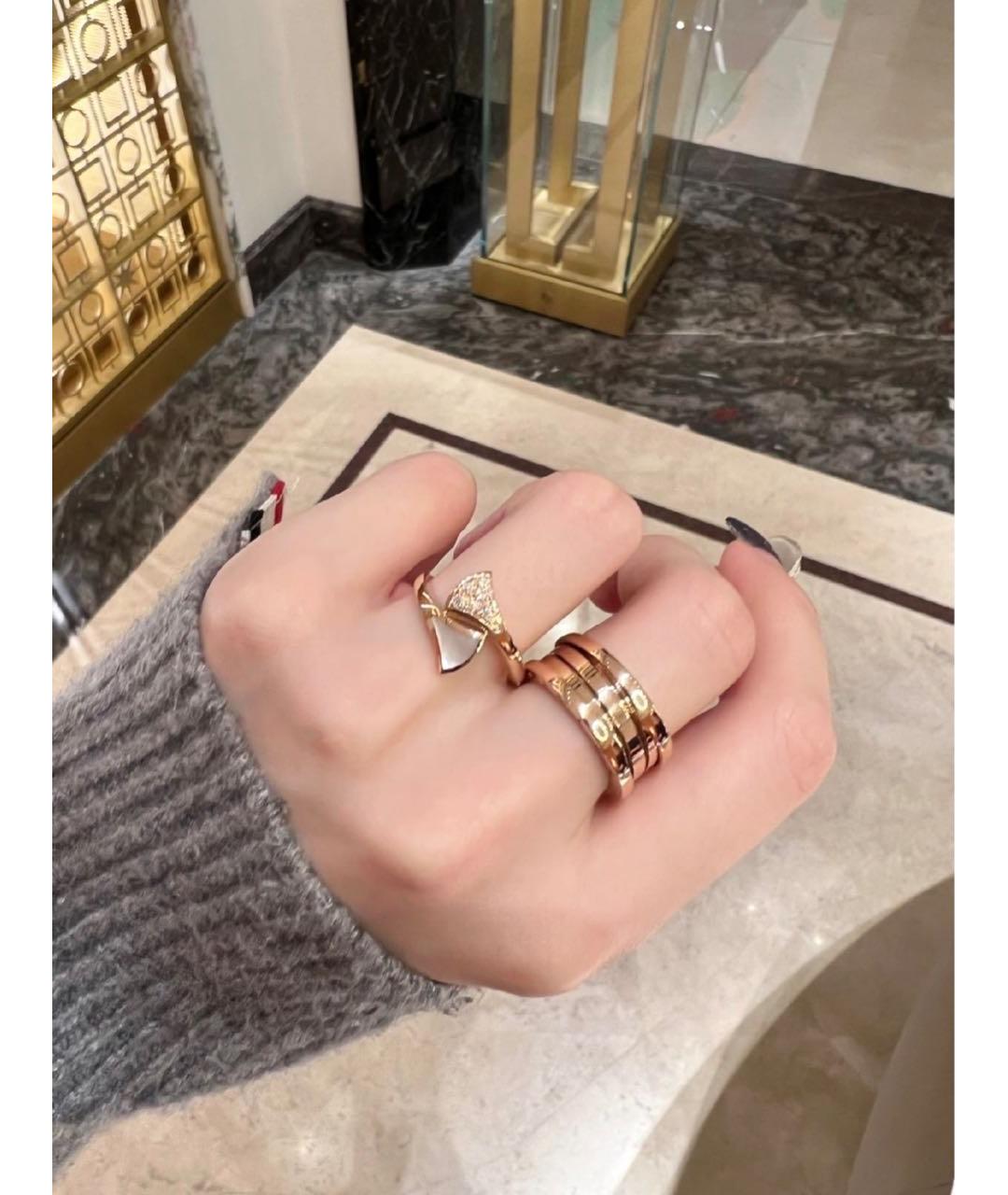 BVLGARI Золотое кольцо из розового золота, фото 2