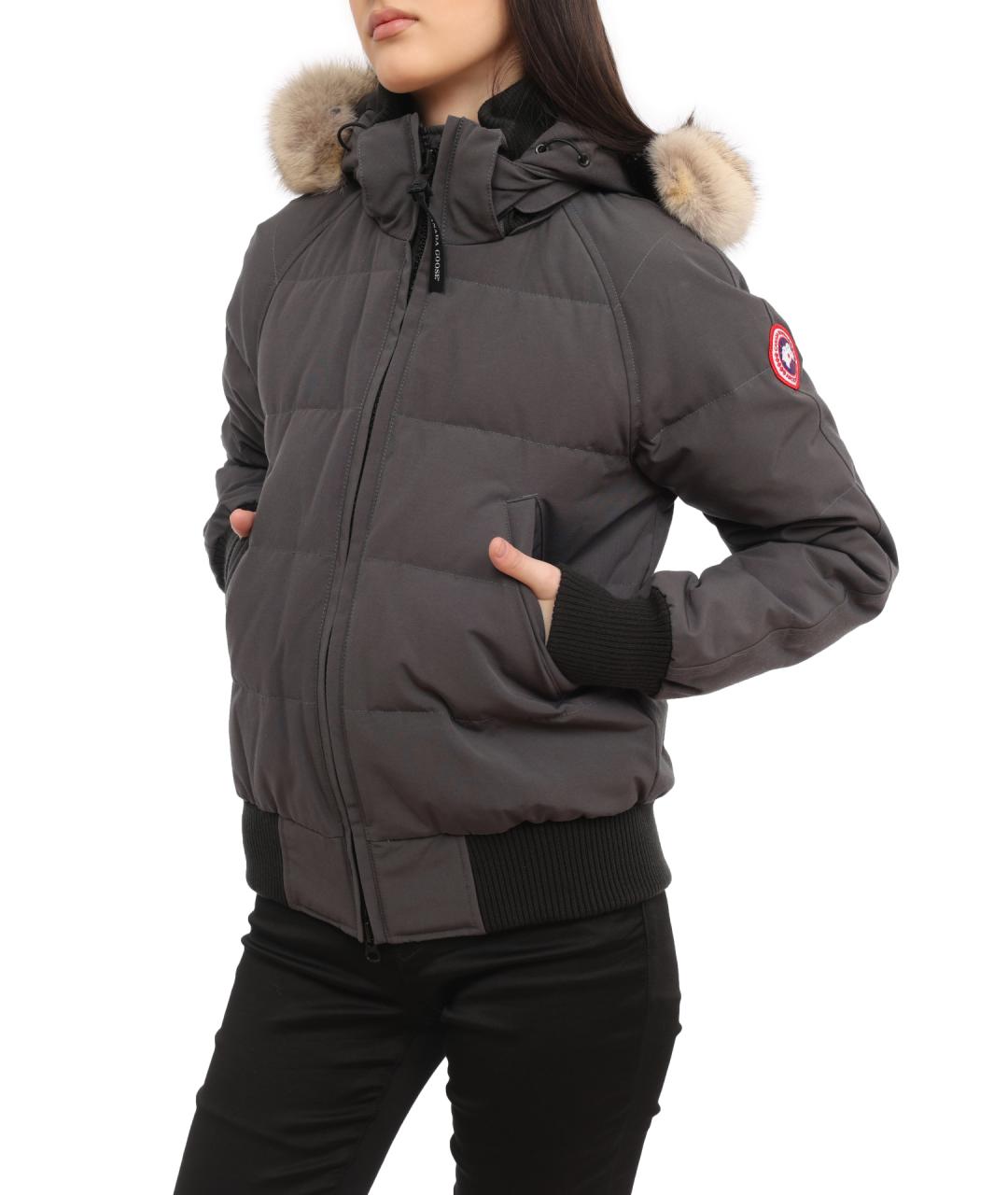 CANADA GOOSE Серая куртка, фото 4