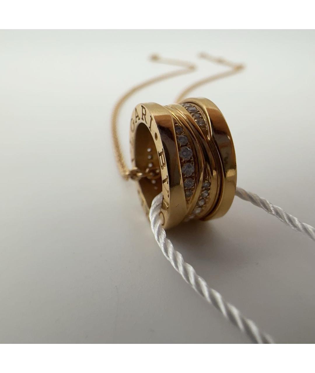 BVLGARI Золотая подвеска из розового золота, фото 2