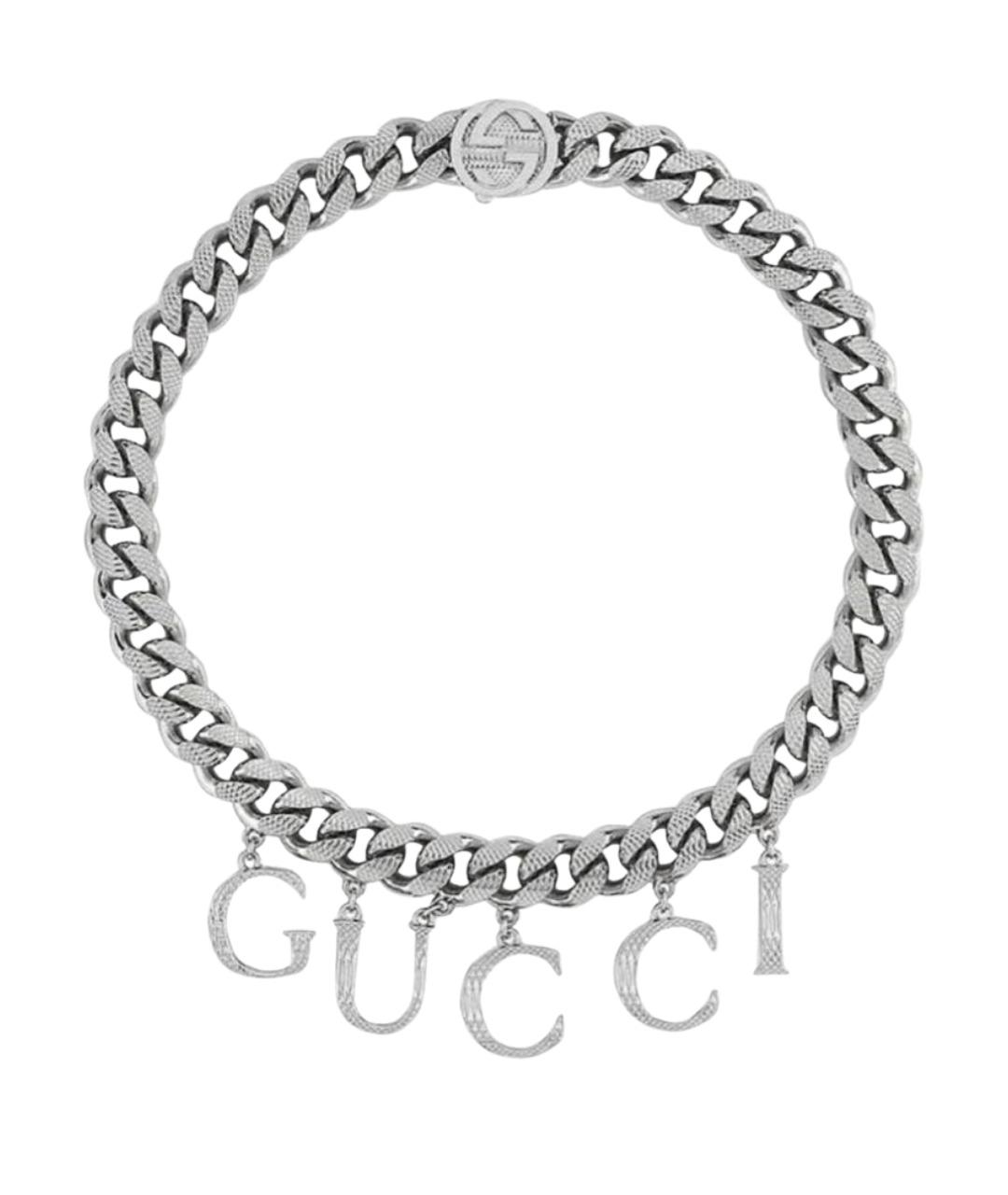 GUCCI Серебряный чокер, фото 1