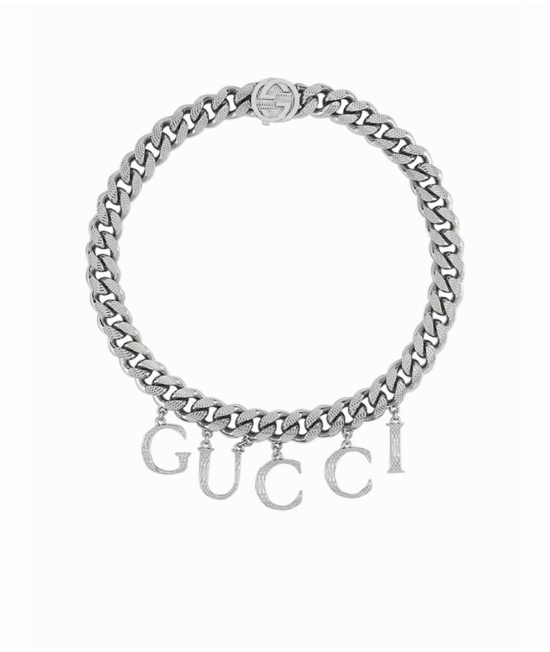 GUCCI Серебряный чокер, фото 5