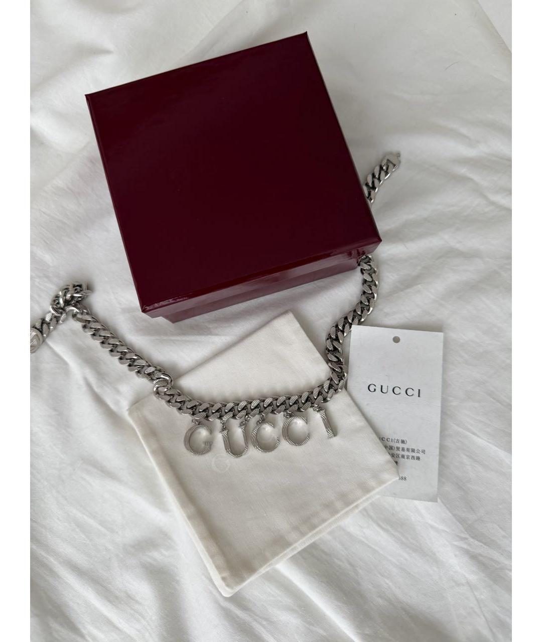 GUCCI Серебряный чокер, фото 2