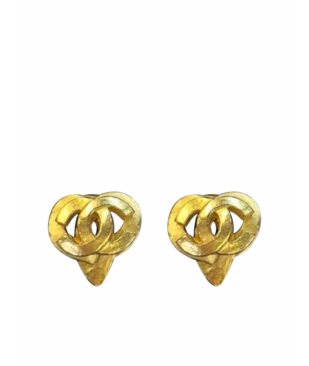 CHANEL Золотые серьги, фото 1