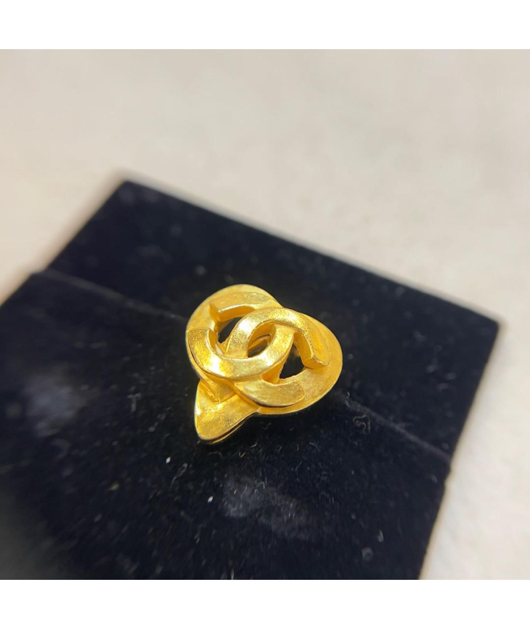CHANEL Золотые серьги, фото 4