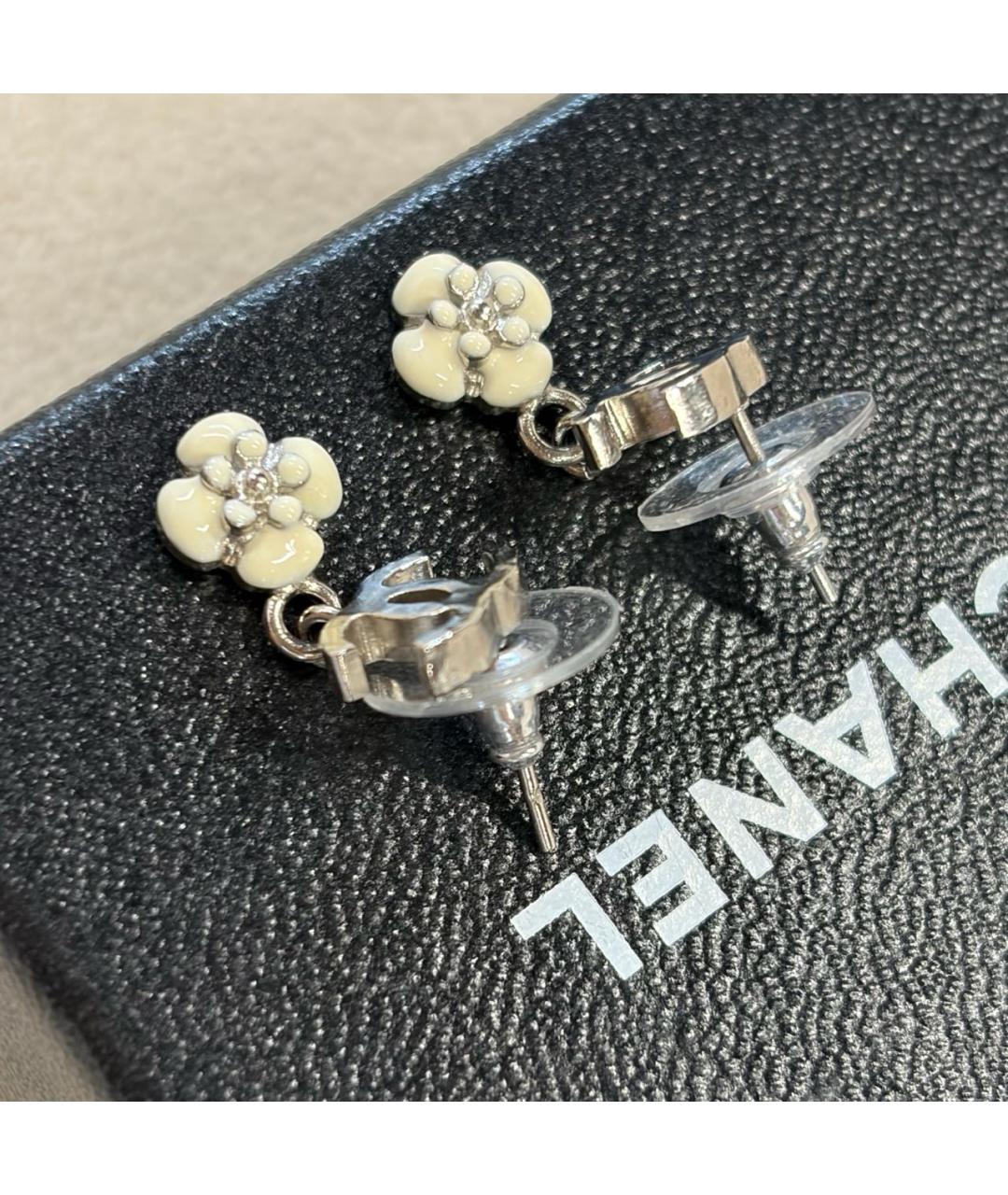 CHANEL Золотые серьги, фото 2