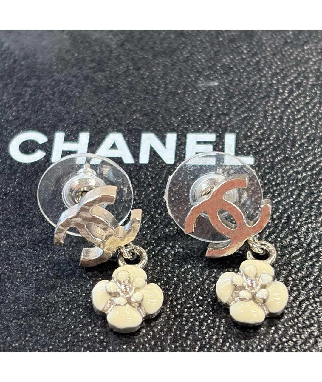 CHANEL Золотые серьги, фото 4