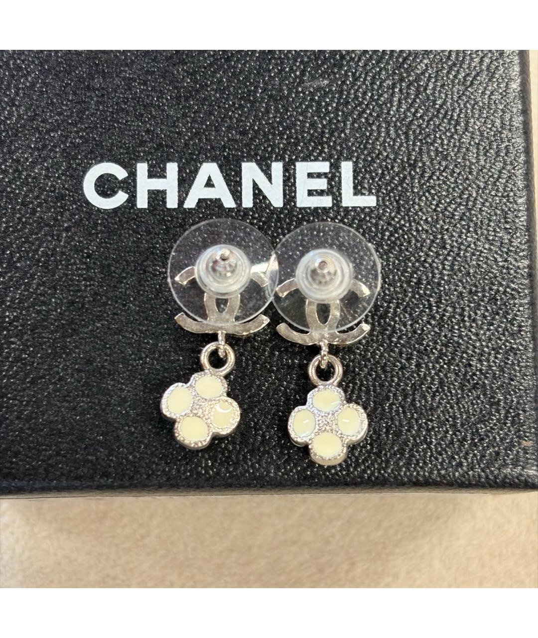 CHANEL Золотые серьги, фото 3