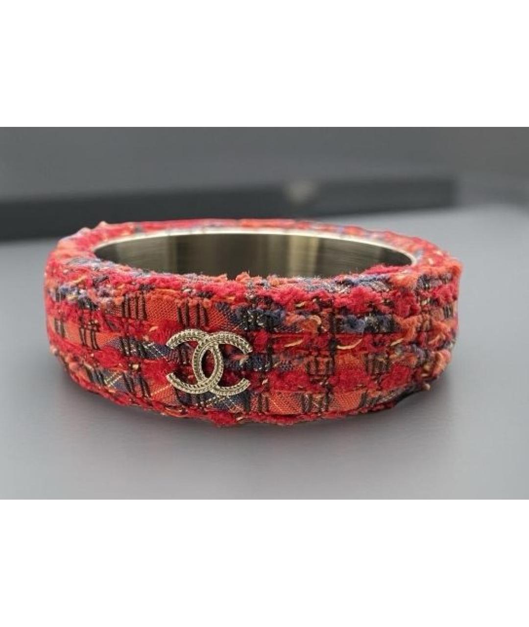 CHANEL Красный браслет, фото 2