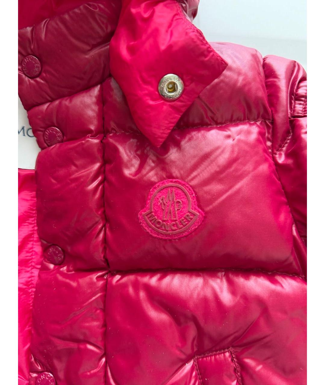 MONCLER Красный комбинезон, фото 4