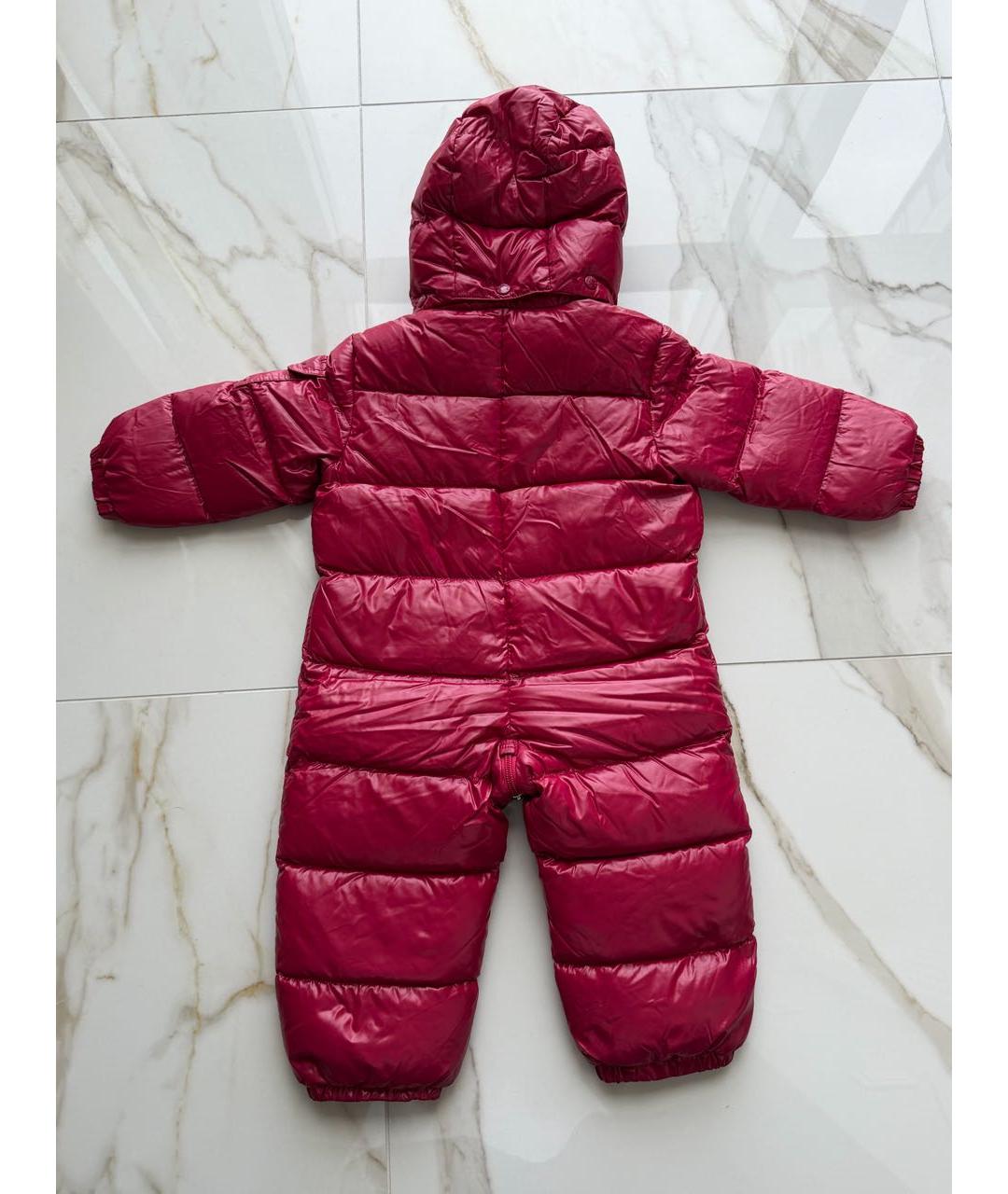 MONCLER Красный комбинезон, фото 2