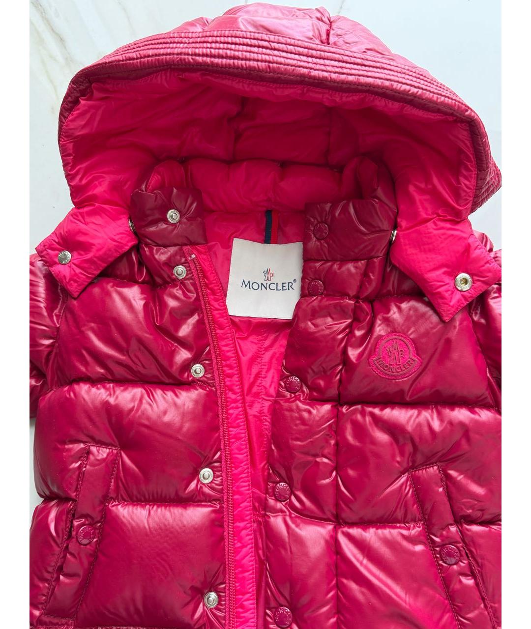 MONCLER Красный комбинезон, фото 3