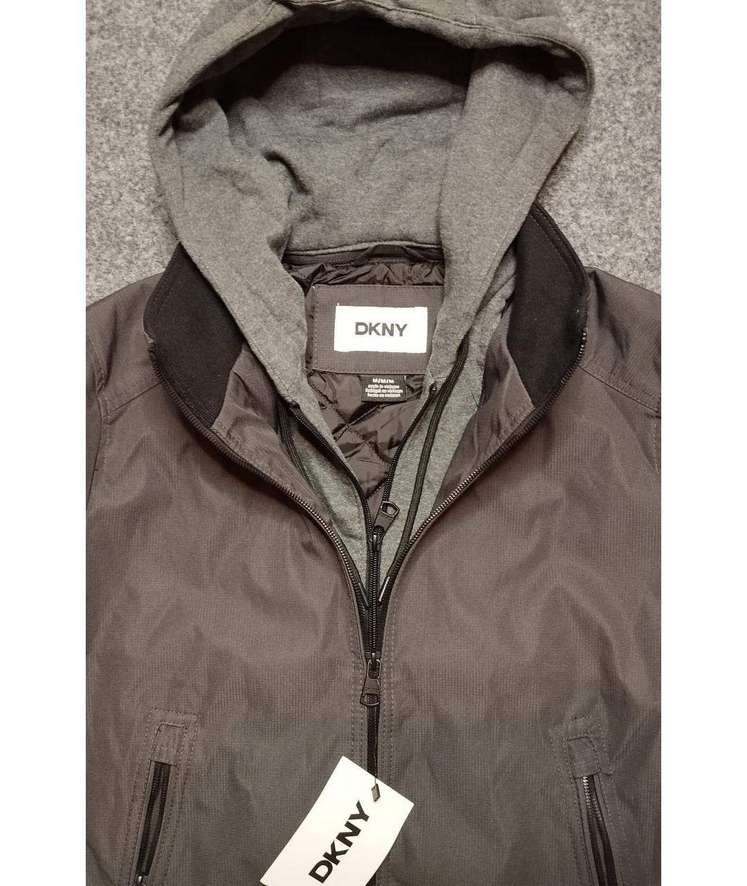 DKNY Серая полиэстеровая куртка, фото 3