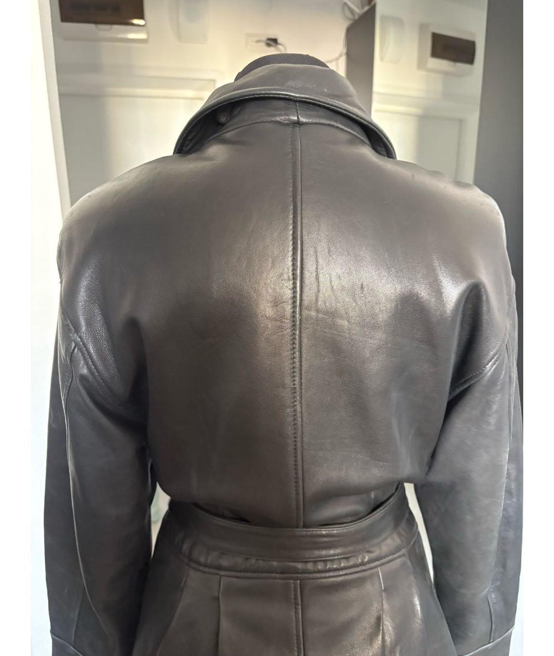 FENDI Черная кожаная куртка, фото 8