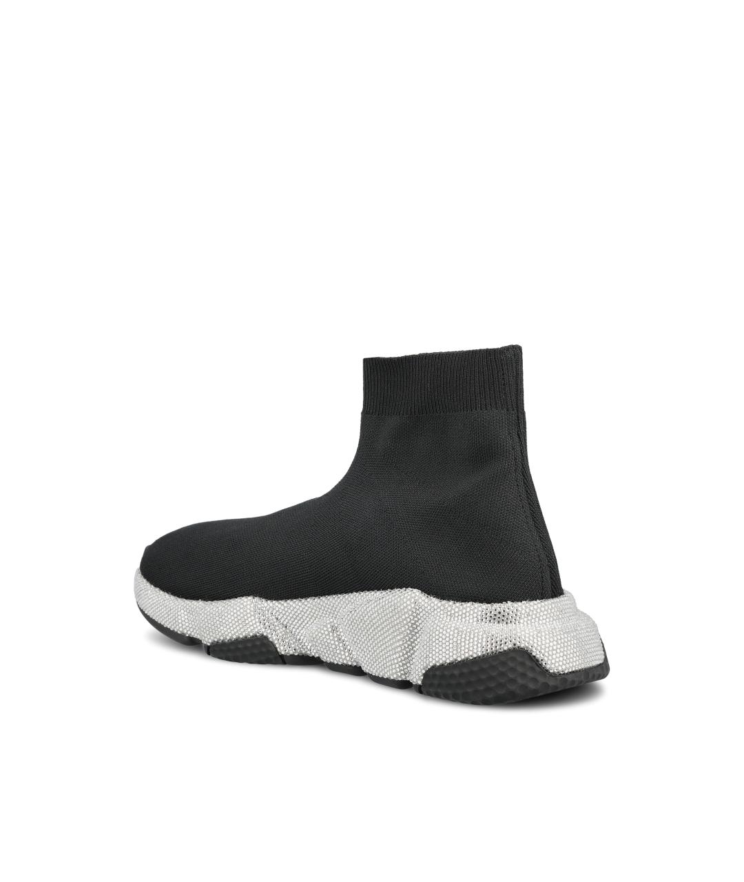BALENCIAGA Черные текстильные кроссовки, фото 3