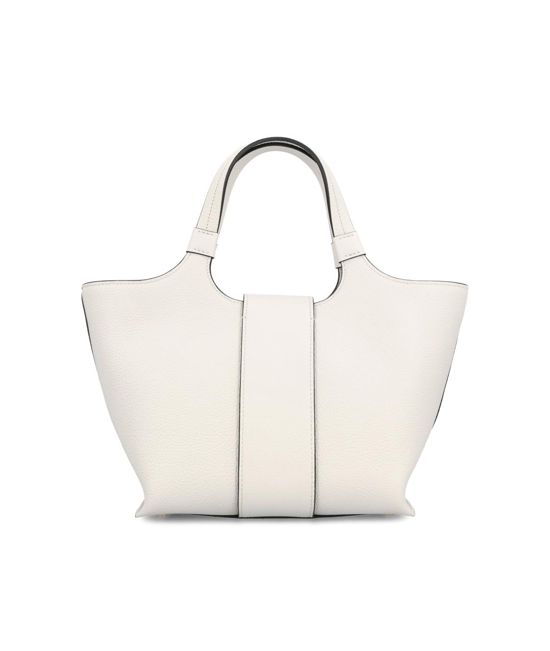 ROGER VIVIER Белая кожаная сумка тоут, фото 2