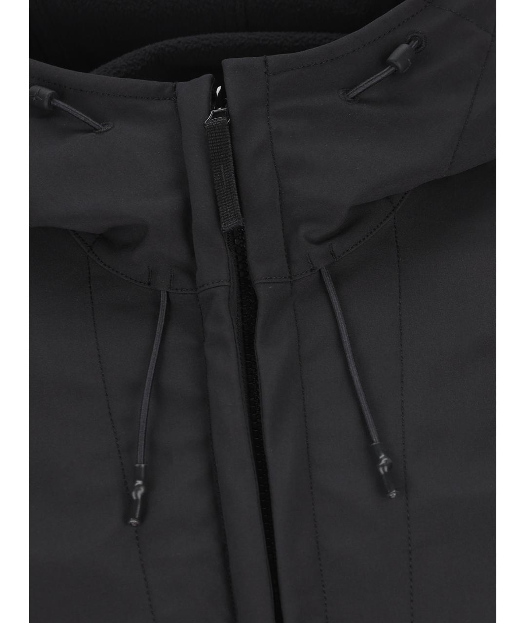 STONE ISLAND Черная полиэстеровая куртка, фото 3