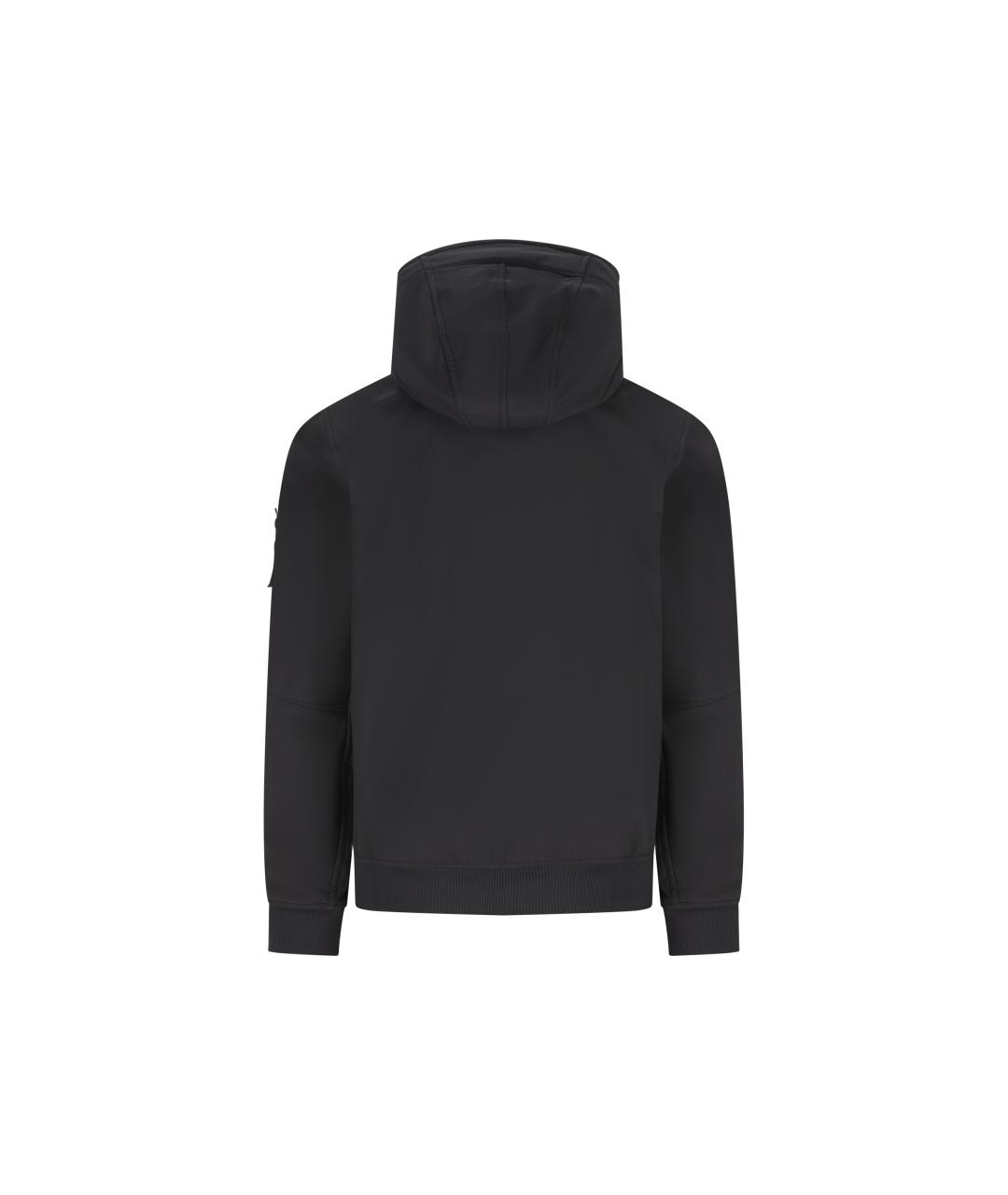 STONE ISLAND Черная полиэстеровая куртка, фото 2
