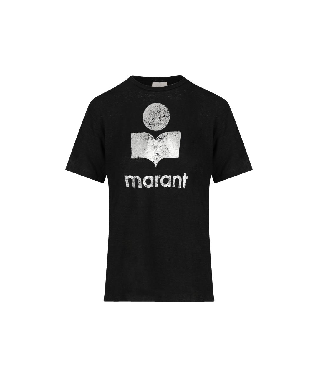 ISABEL MARANT ETOILE Черная хлопковая футболка, фото 1