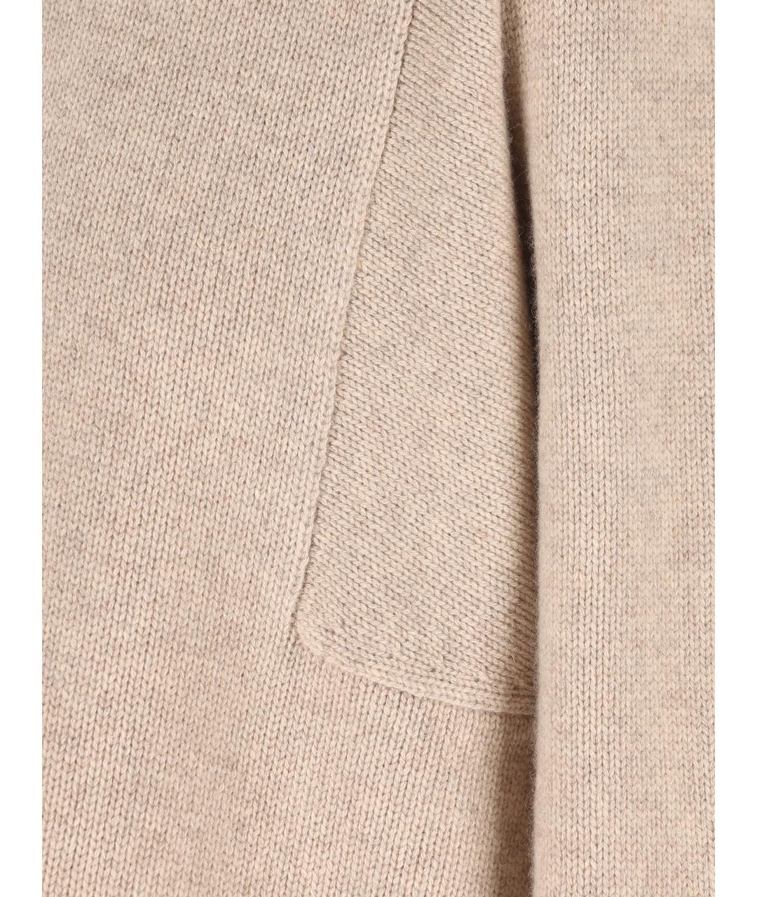 MAX MARA Бежевый кашемировый джемпер / свитер, фото 4