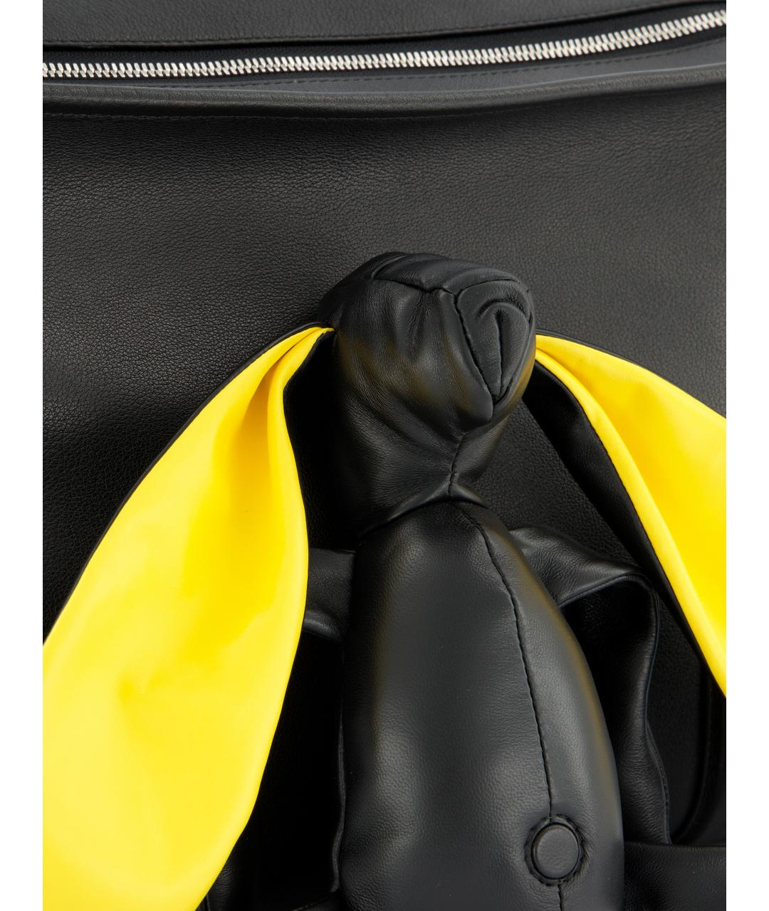 LOEWE Черная кожаная сумка тоут, фото 4