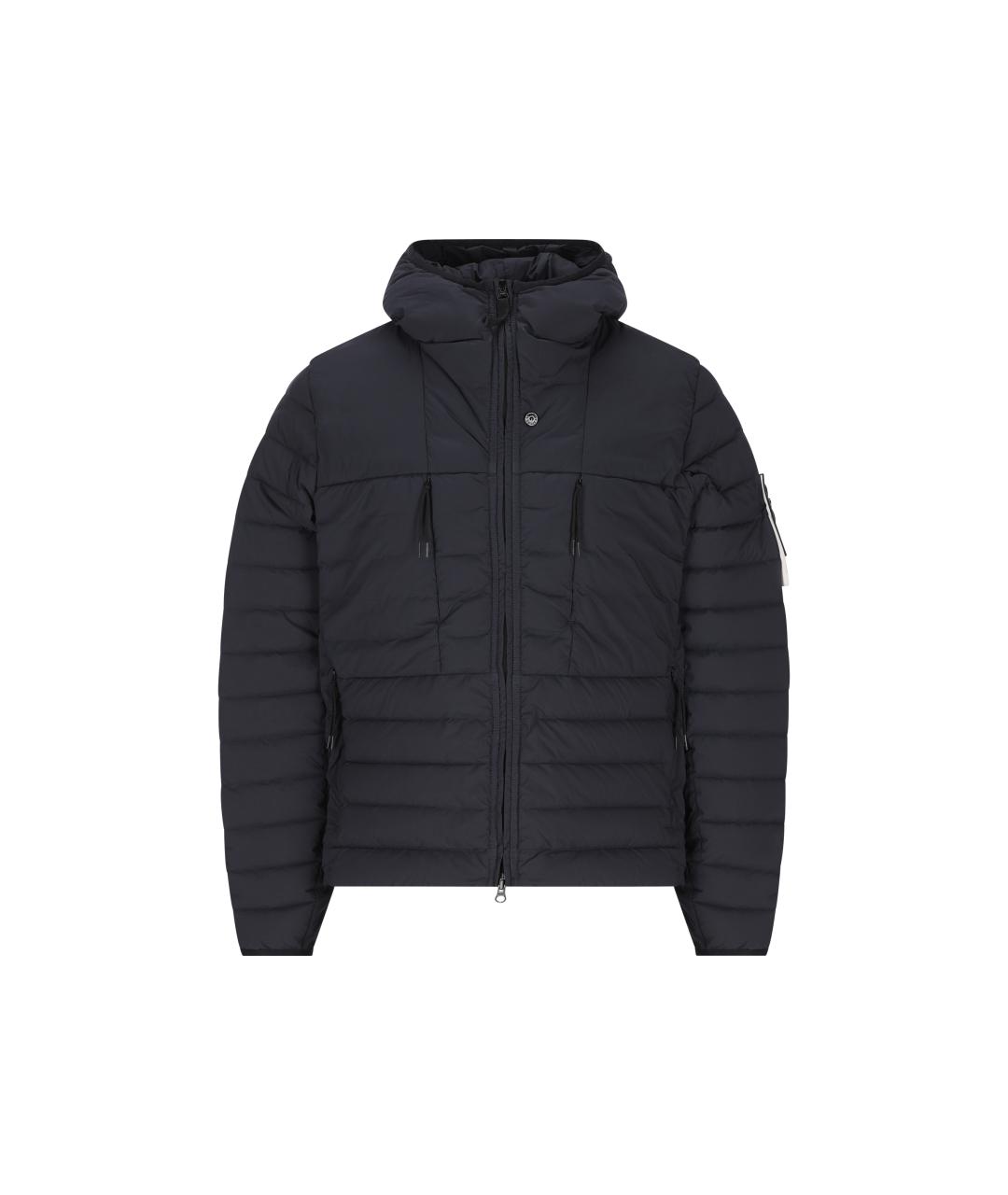STONE ISLAND Синий полиамидовый пуховик, фото 1