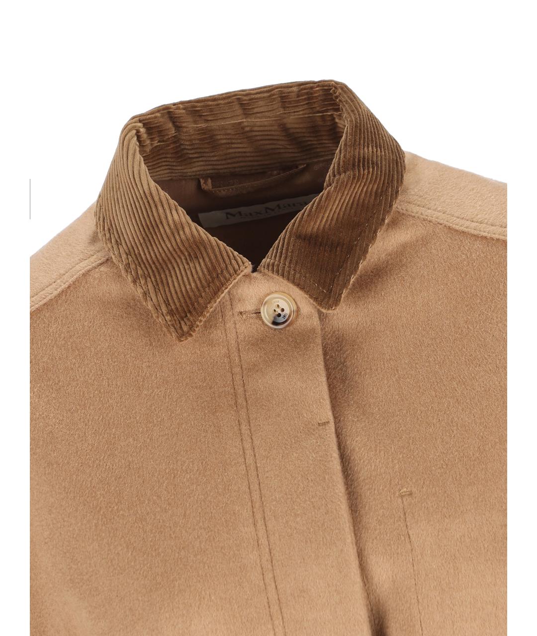 MAX MARA Бежевая шерстяная куртка, фото 4