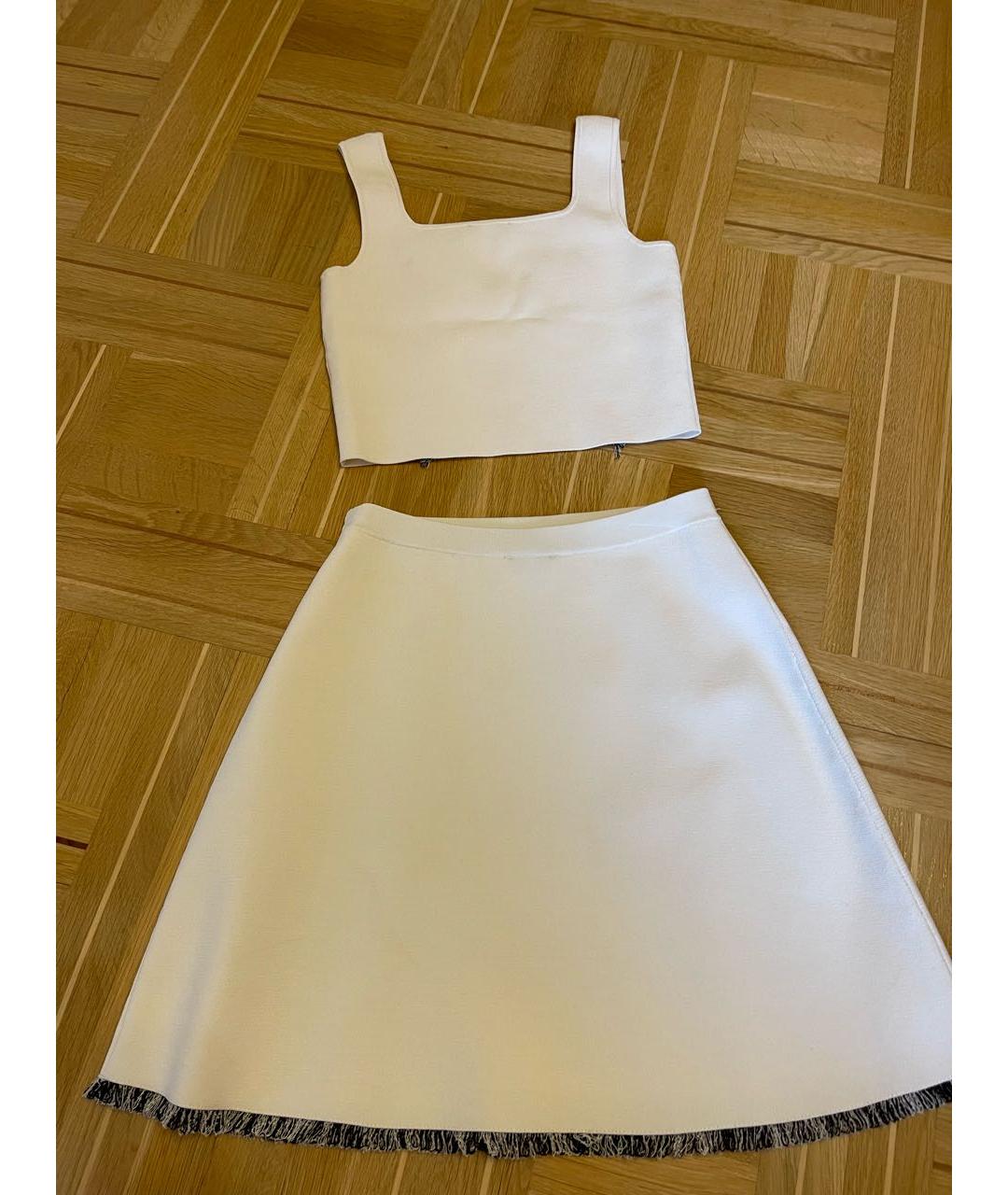 SANDRO Белый костюм с юбками, фото 3