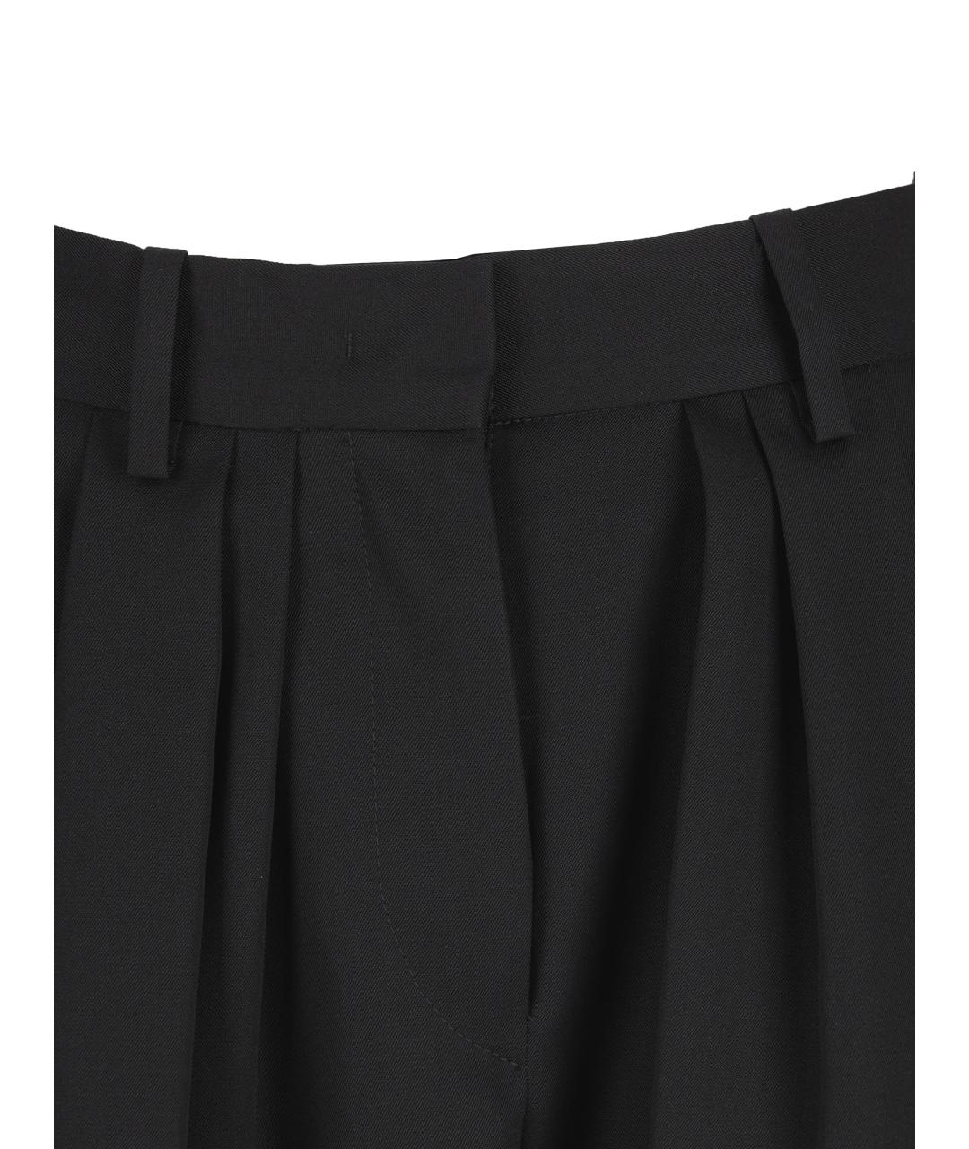 ISABEL MARANT Черные шерстяные прямые брюки, фото 3