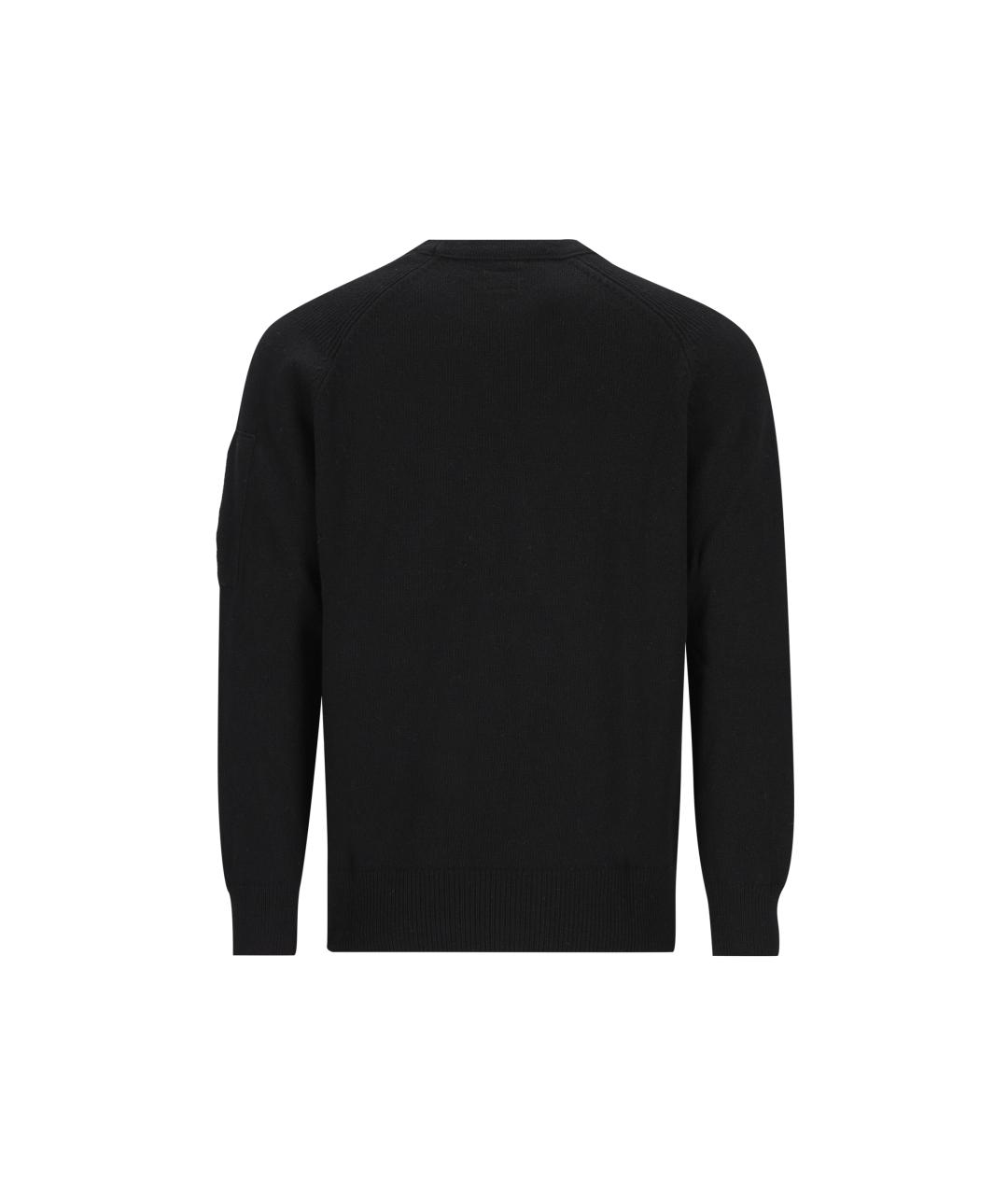 CP COMPANY Черный шерстяной джемпер / свитер, фото 2