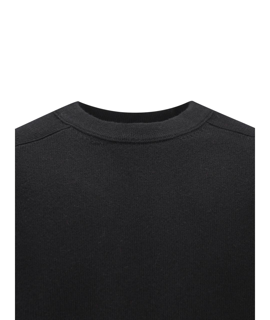 CP COMPANY Черный шерстяной джемпер / свитер, фото 3