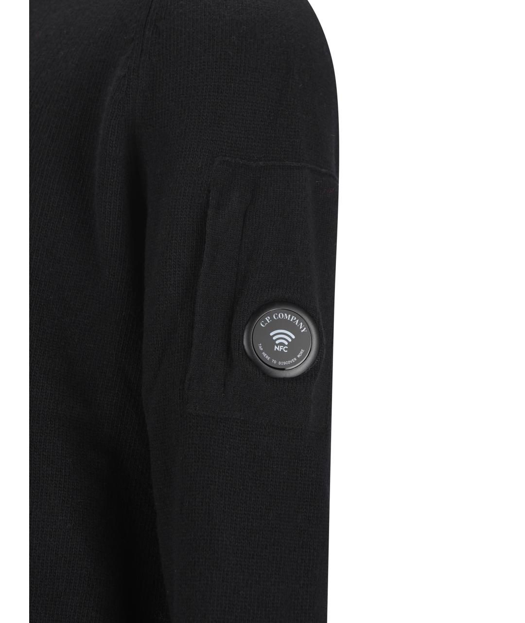 CP COMPANY Черный шерстяной джемпер / свитер, фото 4