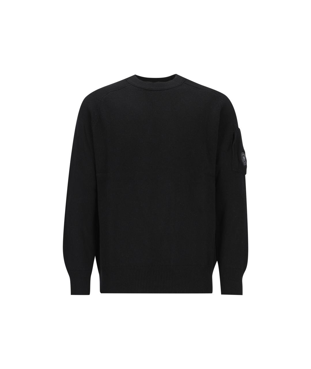 CP COMPANY Черный шерстяной джемпер / свитер, фото 1