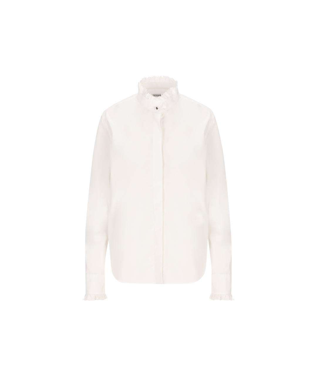 BURBERRY Белая хлопковая рубашка, фото 1