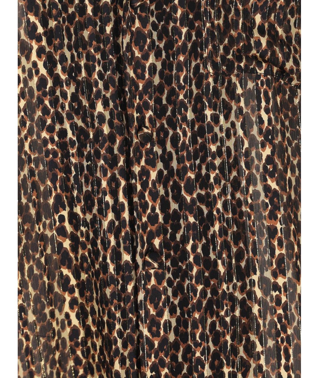 SAINT LAURENT Мульти шелковая блузы, фото 3