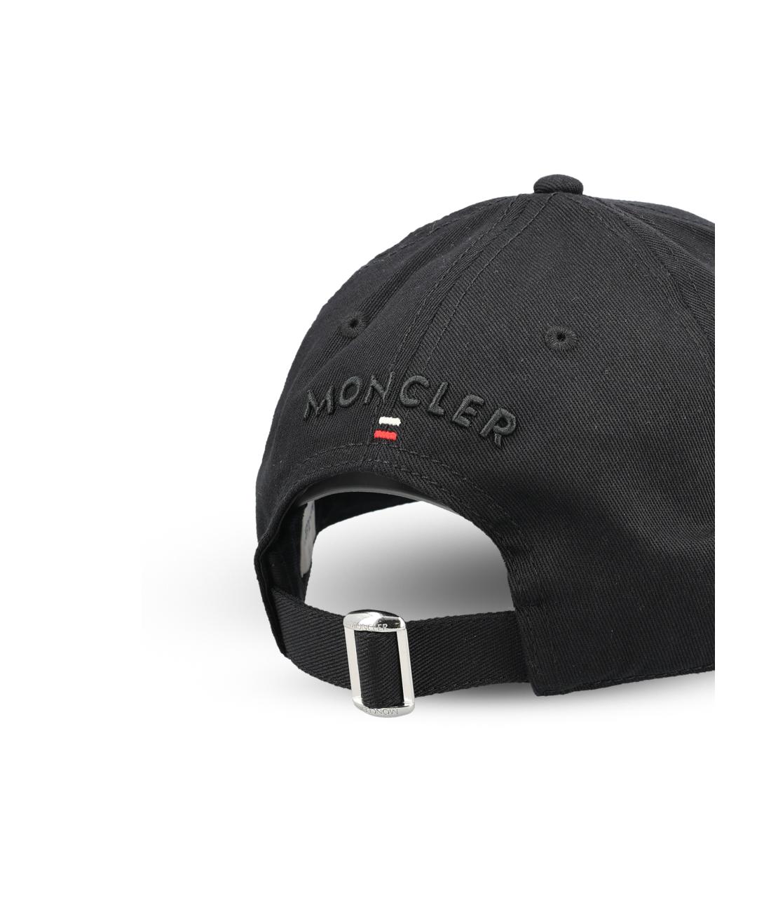 MONCLER Черная хлопковая кепка/бейсболка, фото 3