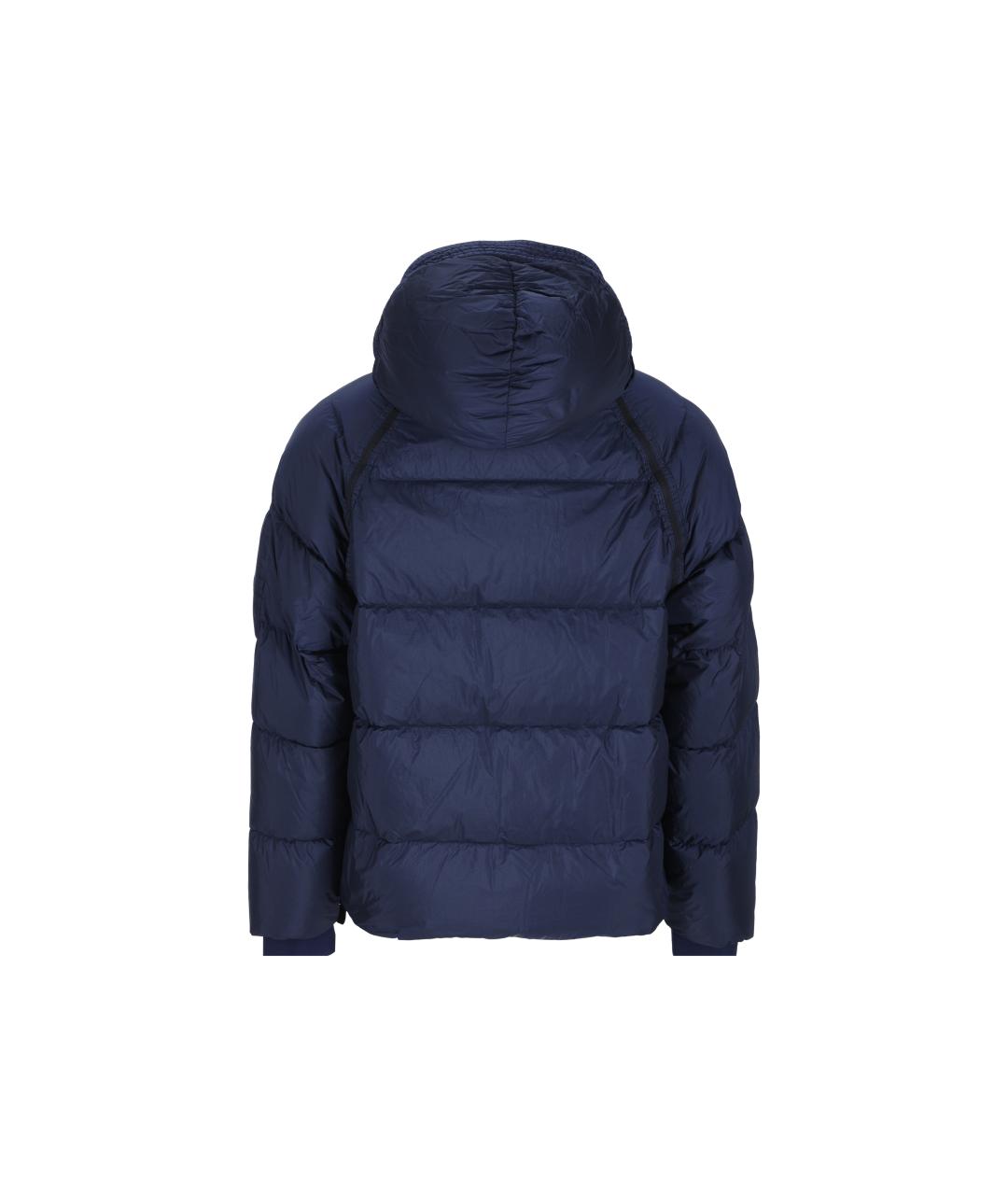 CP COMPANY Синий полиамидовый пуховик, фото 2