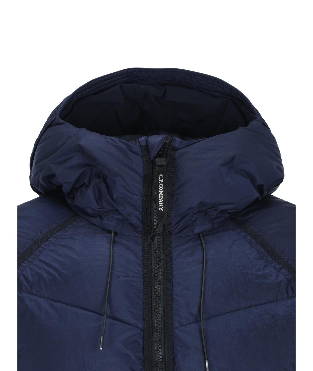 CP COMPANY Синий полиамидовый пуховик, фото 3