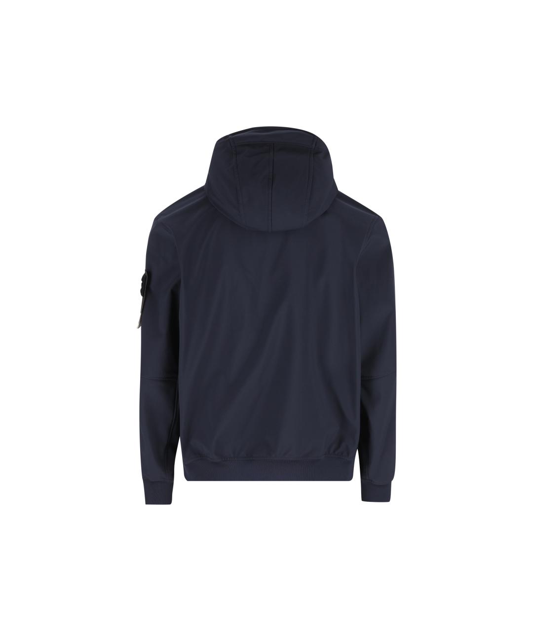 STONE ISLAND Синяя полиэстеровая куртка, фото 2
