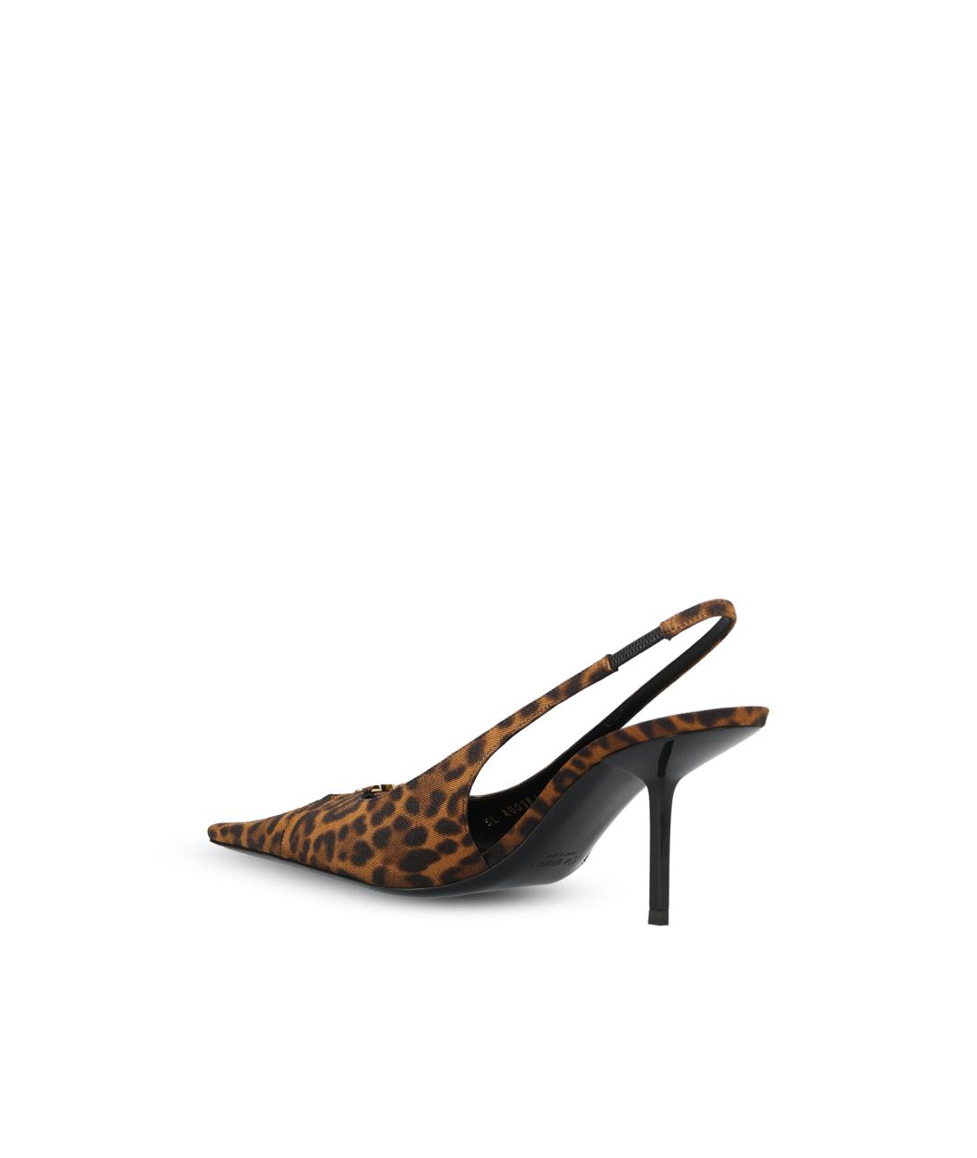 SAINT LAURENT Мульти текстильные туфли, фото 3