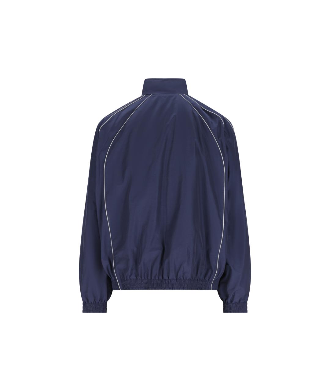 BALENCIAGA Синяя хлопковая куртка, фото 2