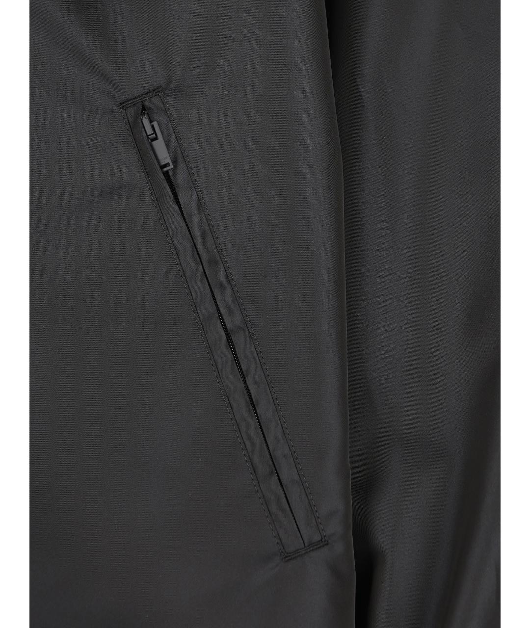 SAINT LAURENT Темно-синяя полиэстеровая куртка, фото 4