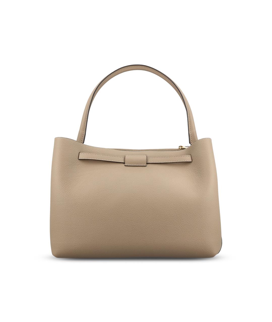 TOD'S Бежевая кожаная сумка тоут, фото 2
