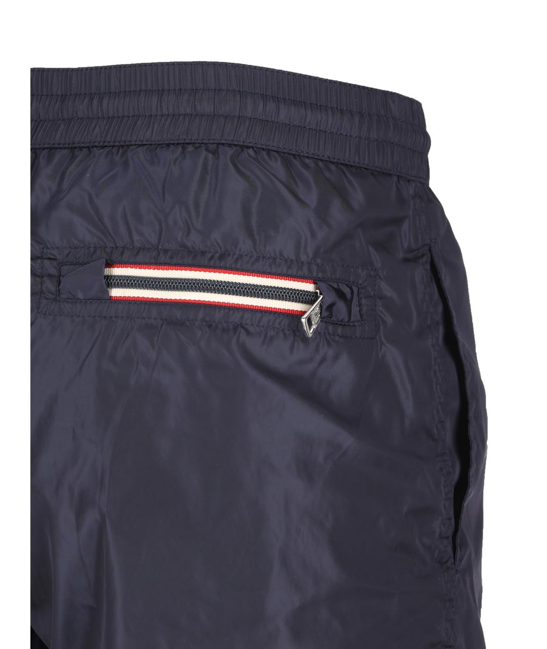 MONCLER Синие полиамидовые шорты, фото 4