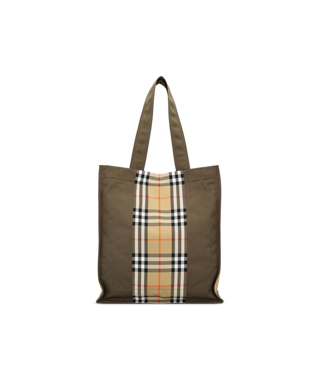 BURBERRY Мульти тканевая сумка тоут, фото 2